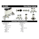 1982 Nissan 280ZX Brake Master Cylinder 8