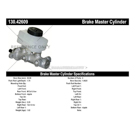 Centric Parts 130.42609 Brake Master Cylinder 3