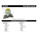 Centric Parts 130.42704 Brake Master Cylinder 3
