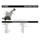 Centric Parts 130.42823 Brake Master Cylinder 3
