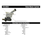 2017 Nissan Versa Note Brake Master Cylinder 3