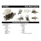 2016 Nissan Murano Brake Master Cylinder 8