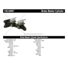 1982 Isuzu I-Mark Brake Master Cylinder 3