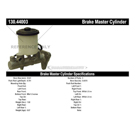 1987 Toyota Camry Brake Master Cylinder 3
