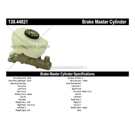 Centric Parts 130.44021 Brake Master Cylinder 8