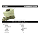 Centric Parts 130.44023 Brake Master Cylinder 3