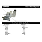 Centric Parts 130.44054 Brake Master Cylinder 2