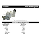 2017 Lexus ES350 Brake Master Cylinder 2
