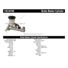 1982 Toyota Corolla Brake Master Cylinder 3