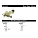 2004 Toyota Matrix Brake Master Cylinder 3