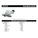 2007 Toyota Yaris Brake Master Cylinder 3