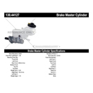 2012 Toyota Corolla Brake Master Cylinder 3