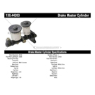 1978 Toyota Celica Brake Master Cylinder 3