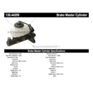 Centric Parts 130.44209 Brake Master Cylinder 3