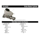 Centric Parts 130.44222 Brake Master Cylinder 3