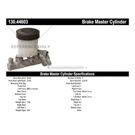 1993 Toyota Tercel Brake Master Cylinder 3