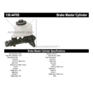 1992 Toyota Pick-up Truck Brake Master Cylinder 8
