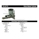 1987 Toyota 4Runner Brake Master Cylinder 3