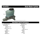 1994 Toyota Pick-up Truck Brake Master Cylinder 3
