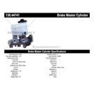 Centric Parts 130.44741 Brake Master Cylinder 3