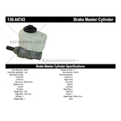 2007 Toyota Tacoma Brake Master Cylinder 3