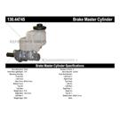 2012 Toyota Tacoma Brake Master Cylinder 3