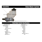 2011 Toyota Tacoma Brake Master Cylinder 3
