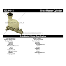 2000 Toyota RAV4 Brake Master Cylinder 3
