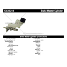 Centric Parts 130.45218 Brake Master Cylinder 3