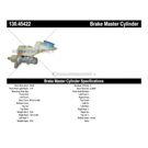 Centric Parts 130.45422 Brake Master Cylinder 3