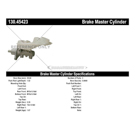Centric Parts 130.45423 Brake Master Cylinder 3