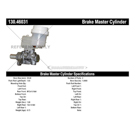 Centric Parts 130.46031 Brake Master Cylinder 3