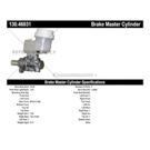 2012 Mitsubishi Eclipse Brake Master Cylinder 3