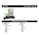 1987 Mitsubishi Mighty Max Brake Master Cylinder 3