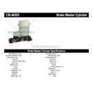 1987 Dodge Ram 50 Brake Master Cylinder 3