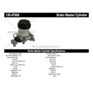 1992 Subaru Loyale Brake Master Cylinder 8