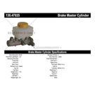 Centric Parts 130.47025 Brake Master Cylinder 3