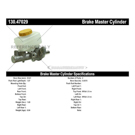 Centric Parts 130.47029 Brake Master Cylinder 3