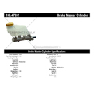 Centric Parts 130.47031 Brake Master Cylinder 3