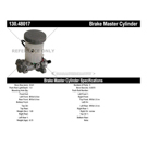 2001 Chevrolet Tracker Brake Master Cylinder 3