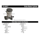 2000 Chevrolet Tracker Brake Master Cylinder 3