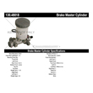2000 Chevrolet Tracker Brake Master Cylinder 3