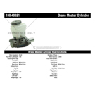2003 Suzuki XL-7 Brake Master Cylinder 3
