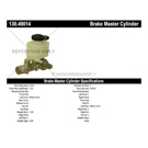 Centric Parts 130.49014 Brake Master Cylinder 3