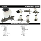 Centric Parts 130.50016 Brake Master Cylinder 8