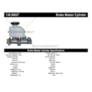 Centric Parts 130.50027 Brake Master Cylinder 3