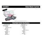 Centric Parts 130.50037 Brake Master Cylinder 3
