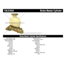 Centric Parts 130.51024 Brake Master Cylinder 3