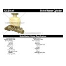 2003 Hyundai Tiburon Brake Master Cylinder 3