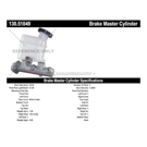 Centric Parts 130.51049 Brake Master Cylinder 3